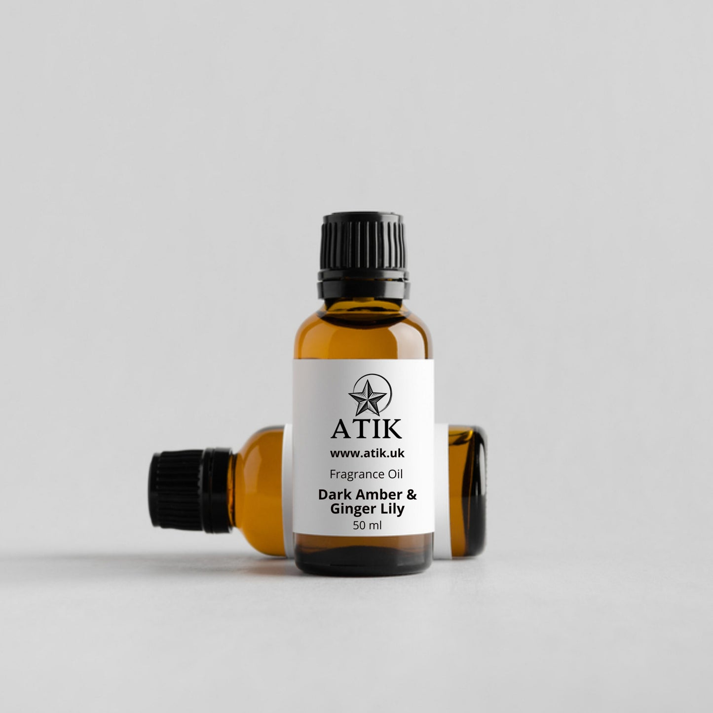 Dark Amber & Ginger Lily Fragrance Oil – Warm & Spicy Scent