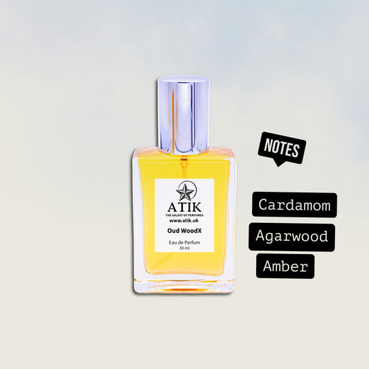 Oud WoodX10 Perfume Spray – Exotic Woody Spice Scent