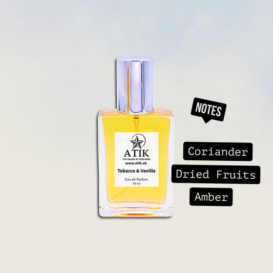 Tobacco & Vanilla Perfume Spray – Warm, Spiced & Woody Scent
