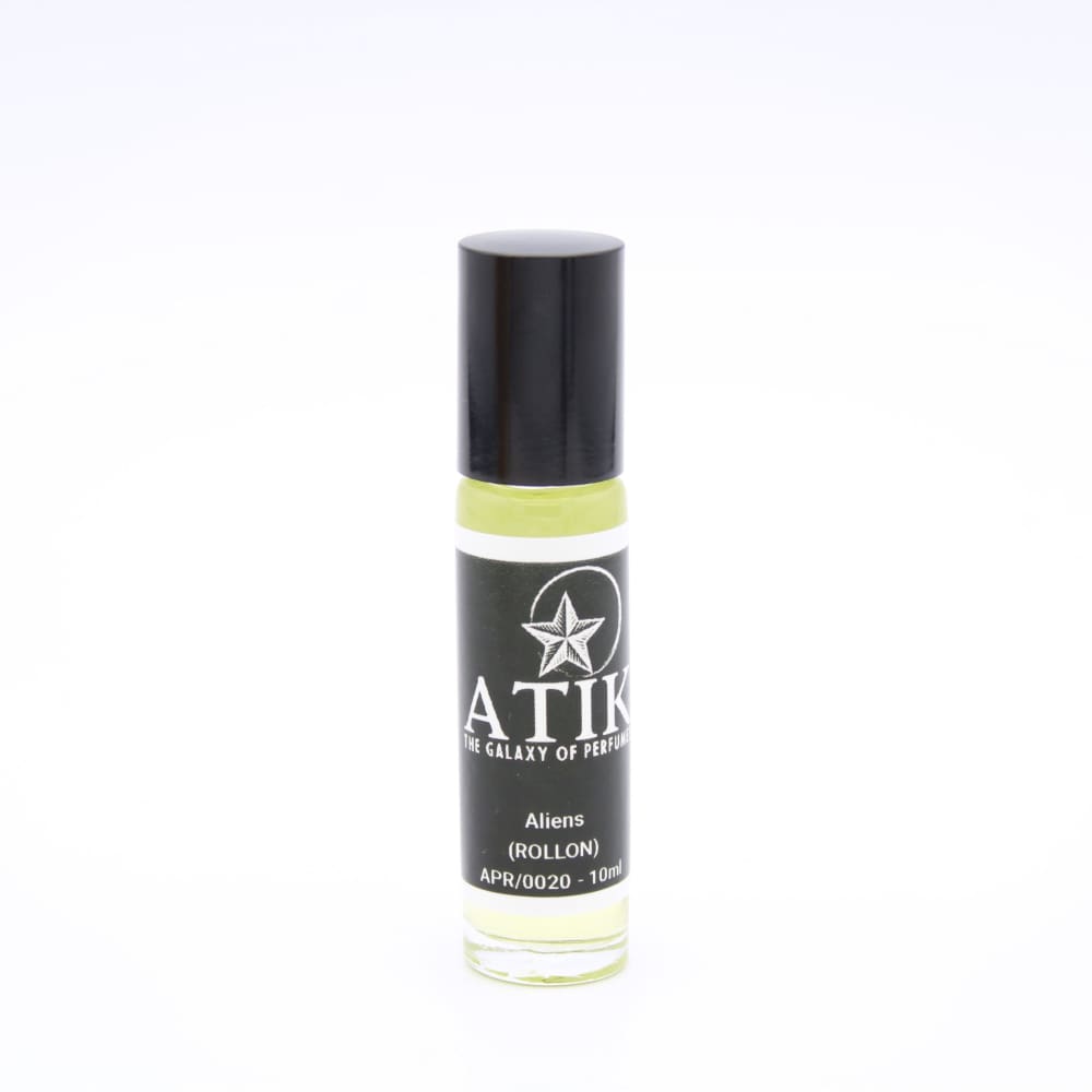 Black Leather Roll-on Perfume - Atik Perfumes