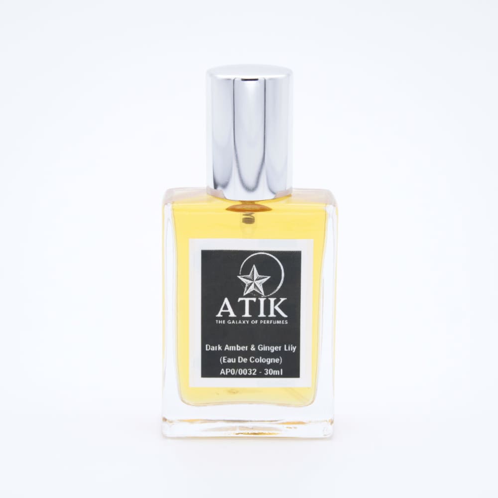 Dark Amber & Ginger Lily Women Perfume - Atik Perfumes