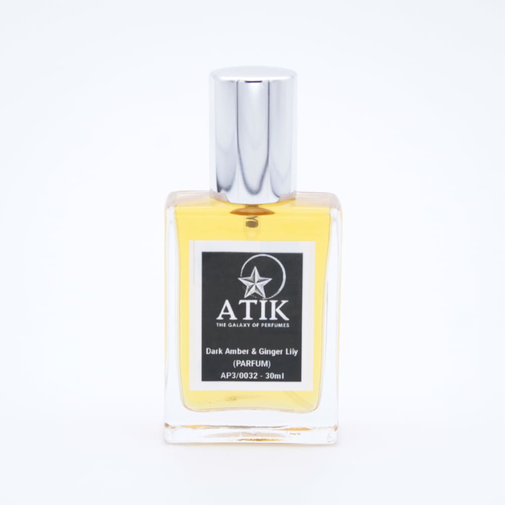 Dark Amber & Ginger Lily Women Perfume - Atik Perfumes