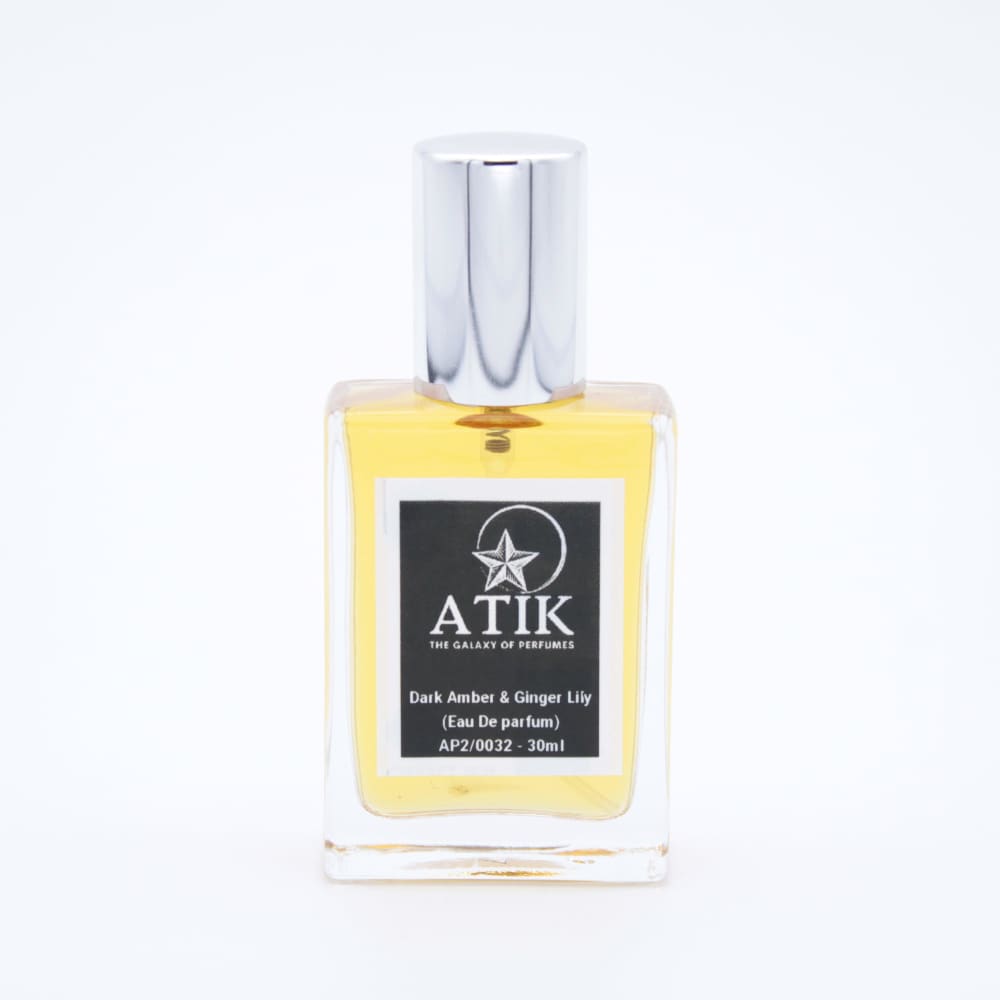 Dark Amber & Ginger Lily Women Perfume - Atik Perfumes