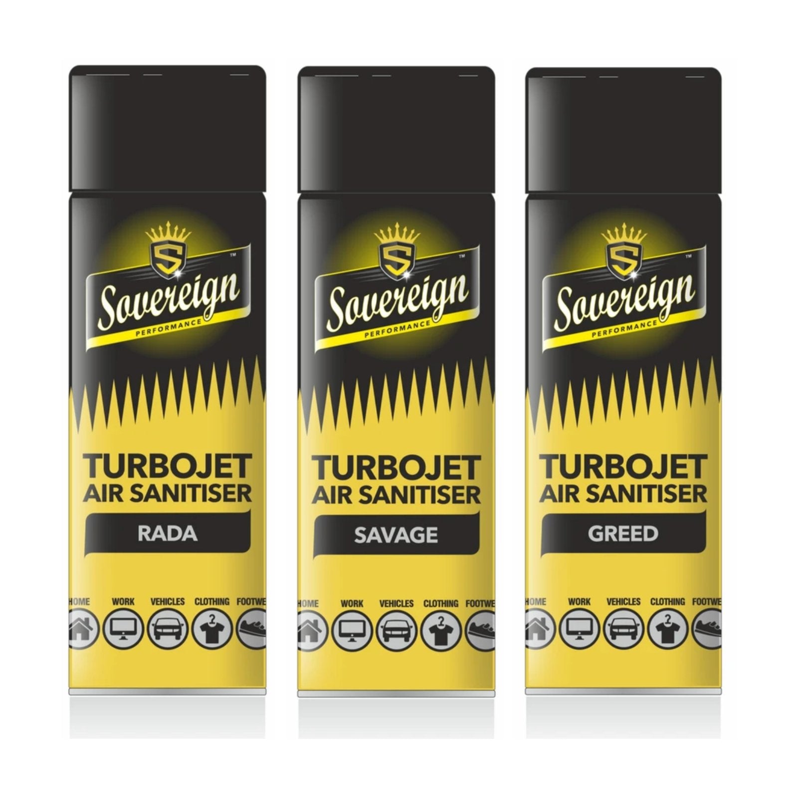 Sovereign Turbo Jet Air Sanitizer Designer Pack - Atik Perfumes